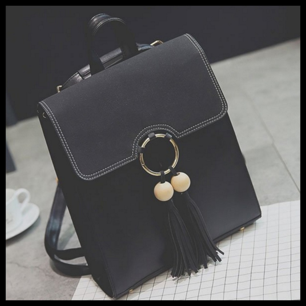 NEW CAMBRIDGE Tassel Backpack - Picture 6 of 8